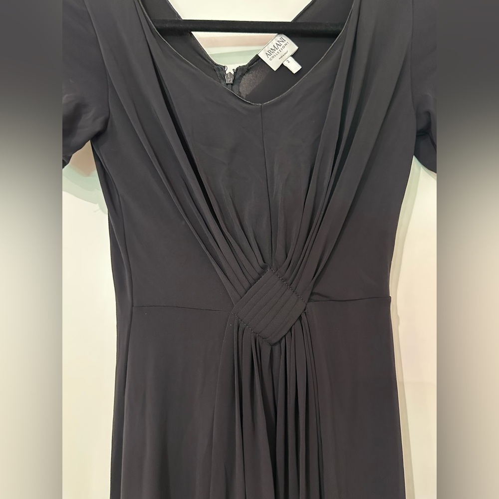 Armani Collezioni Black Midi Dress - Picture 3 of 6